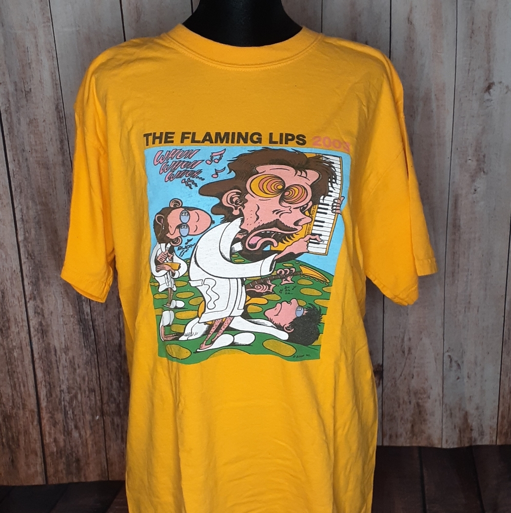THE FLAMING LIPS 2003 Tour Band Shirt RARE HTF
